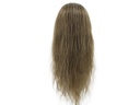 Film Lacefront Wig 100% handtied - Euro Hair 17.7-19.6Inch Dark  Brown Grey