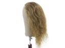 Film Lacefront Wig 100% handtied - Euro Hair 15.7-17.7Inch Dark Brown Grey