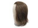 Film Lacefront Wig 100% handtied - Euro hair 7.8inch Dark Brown