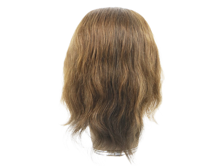 Film Lacefront Wig 100% handtied - Euro Hair 7.8-9.8Inch Dark Brown 