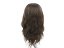 Film Lacefront Wig 100% handtied - Euro Hair 7.8-9.8Inch Triton in Dark Brown 
