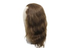 Film Lacefront Wig 100% handtied - Euro Hair 9.8Inch Brown 