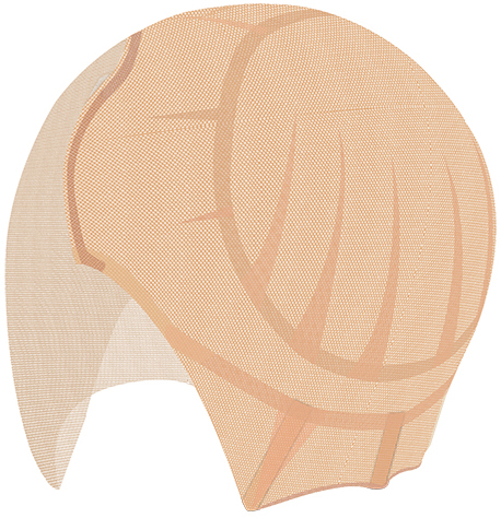 ATB Full lace foundation, no ribbons, Theatre Front Lace