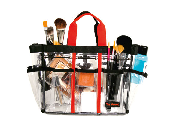 TM Schmink- und Werkzeugtasche (Klein) transparentes Plastik