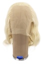 Woman Wig, 100% Handtied in Theatre Frontlace, Yak Hair, 9.8inch/25cm, Tritone Light Grey