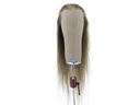Film Lacefront Wig 100% handtied - Euro Hair 21.6-23.6inch  Brown Grey