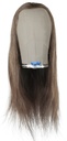 Film Lacefront Wig 100% handtied - Euro hair 21.6 Brown-Grey
