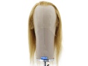 Film Lacefront Wig 100% handtied - Euro Hair 13.7Inch  Blonde
