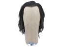 Film Lacefront Wig 100% handtied - Euro Hair 7.8Inch Off Black
