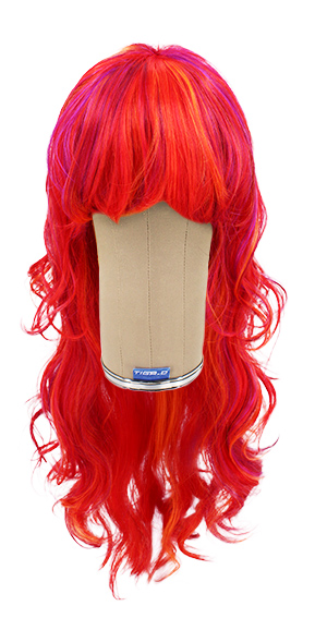 Woman Wig, Back wefted Front Hand tied, Synthetic Hair