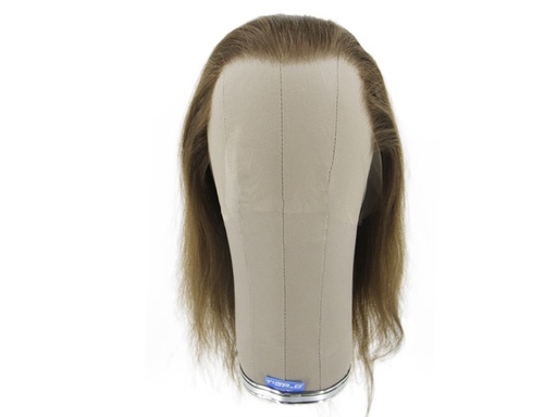 [SW-SR-ATB-F-1810-89] Film Lacefront Wig 100% handtied - European Hair 9.8-11.8Inch Brown