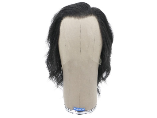 [SW-SR-ATB-F-191202-09] Film Lacefront Wig 100% handtied - Euro Hair 7.8Inch Off Black
