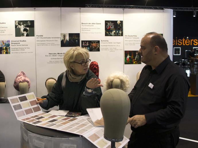 Atelier Bassi Show for Make-up Artist Design Show in Dusseldorf Germany Orlando Bassi talking about Lace