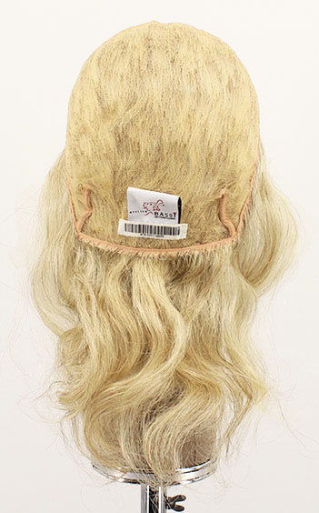 Woman Wig, 100% Hantied in Theatre Lace, Yak Hair 25cm (116gr), color Grey