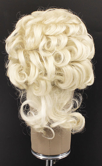 Man Wig, Full Machine Made, Yak Hair 12-24cm (131 gr), color #White