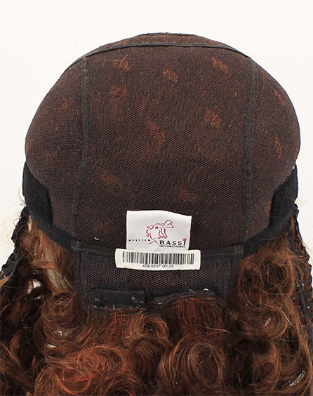 Woman Wig, Back wefted Front Hantied in Theatre Lace, Human Hair 18cm (312gr), color Light Brown