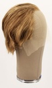 Man Wig, Back wefted Front Hantied in Theatre Lace, Human Hair 15-30cm (102gr), color Light Blonde