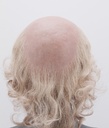 ATB LENGAR Silicone Bald Wig with fringe of hair