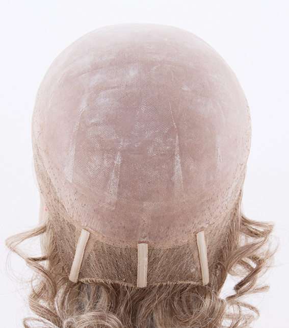 ATB LENGAR Silicone Bald Wig with fringe of hair