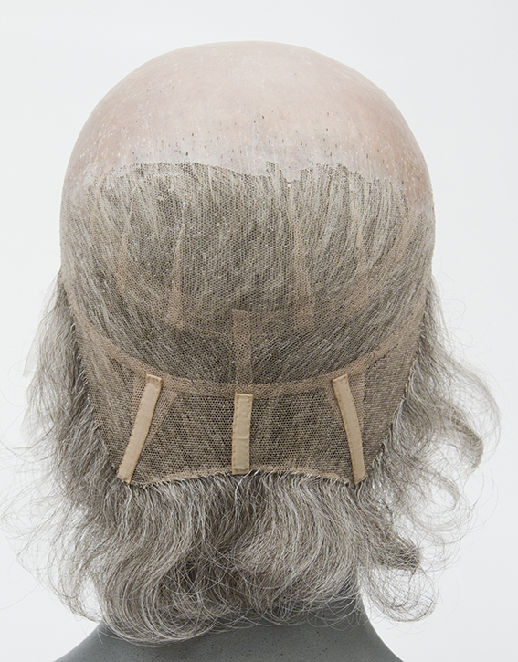 ATB GUNDUL Silicone Bald Wig with thinning hair on top