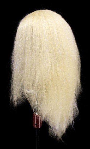 Woman Wig, Back wefted Front Hantied in Hard front, Yak Hair 43-51cm (284gr), colorWhite