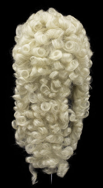 Man Wig, Back wefted Front Hantied  in Theatre lace, Yak Hair  (327gr),style, color Grey