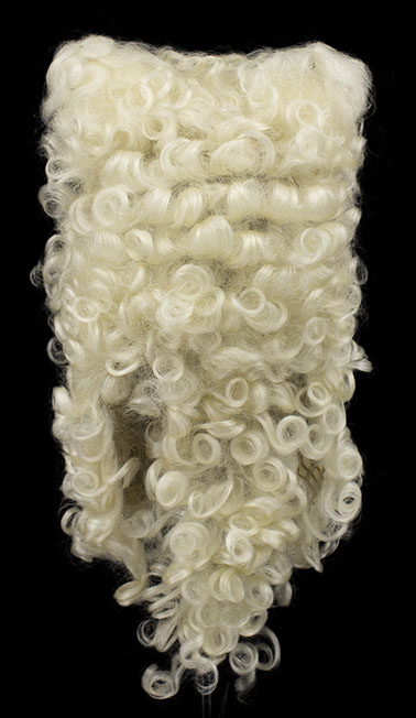 Man Wig, Full wefted in Hard front Lace, Yak Hair (327gr),style, color White