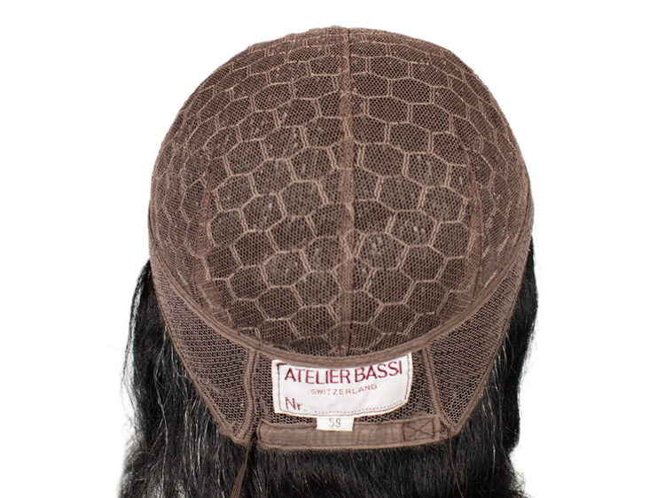 Theatre Lacefront Wig 100% handtied - Yak hair 9.8inch Grey