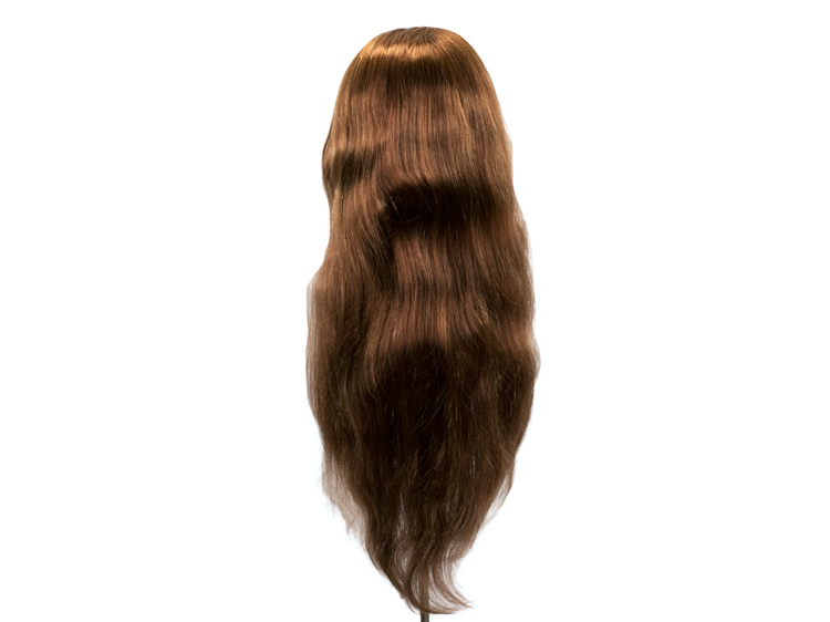 Theatre Lacefront Wig 100% handtied - Synthetic hair 21.7inch Gold Brown