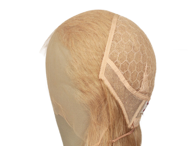 Theatre Lacefront Wig 100% handtied - Synthetic hair 15.7inch Blond