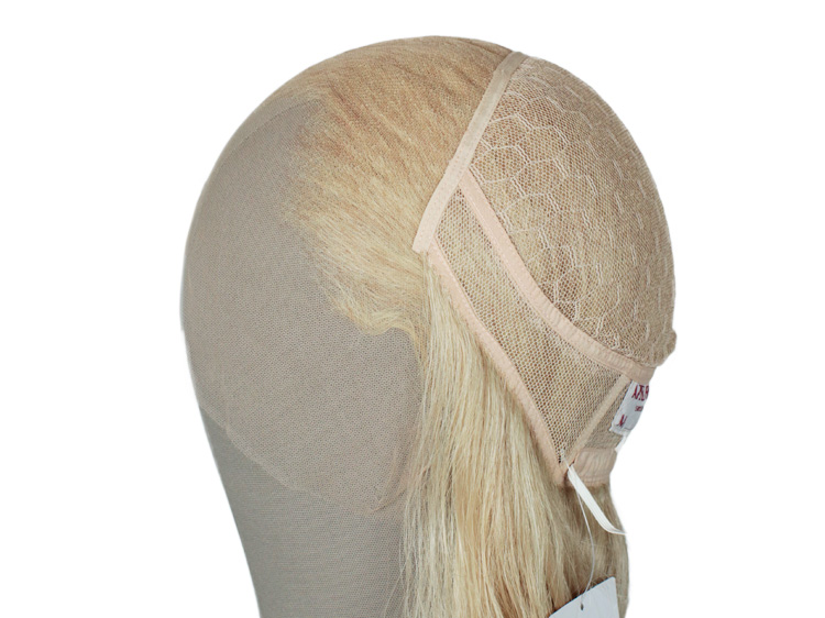 Theatre Lacefront Wig 100% handtied - Synthetic hair  16.1inch Blond