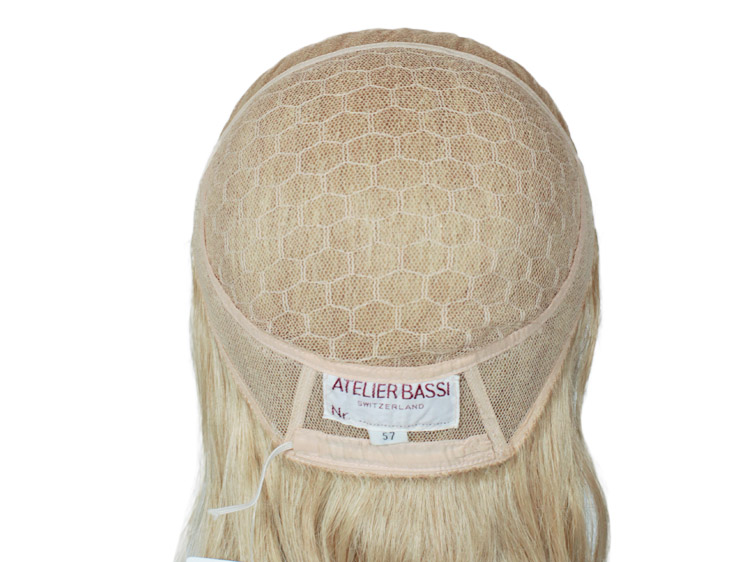 Theatre Lacefront Wig 100% handtied - Synthetic hair  16.1inch Blond