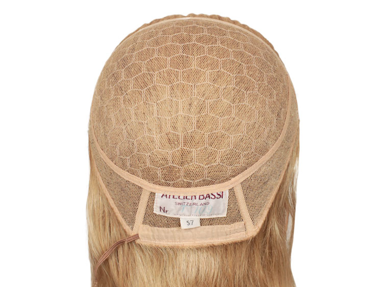 Theatre Lacefront Wig 100% handtied - Synthetic hair 16.5inch Blond