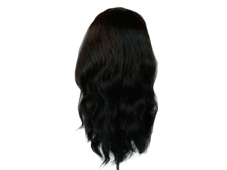 Theatre Lacefront Wig 100% handtied  – Synthetic hair, Dark Brown 14.5inch