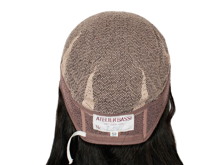 Theatre Lacefront Wig 100% handtied  – Synthetic hair, Dark Brown 14.5inch