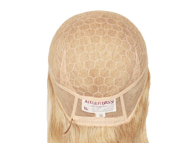 Theatre Lacefront Wig 100% handtied - Synthetic hair 15.7inch Blond