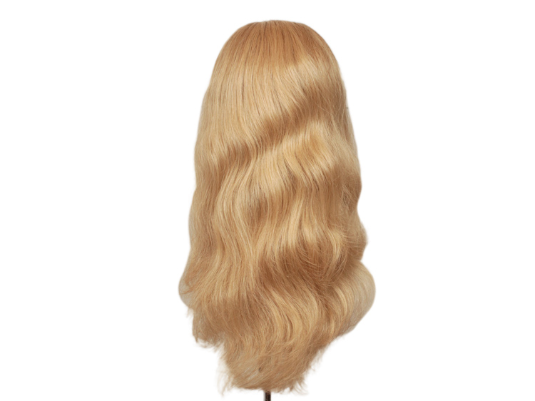 Theatre Lacefront Wig 100% handtied - Synthetic hair 15.7inch Blonde