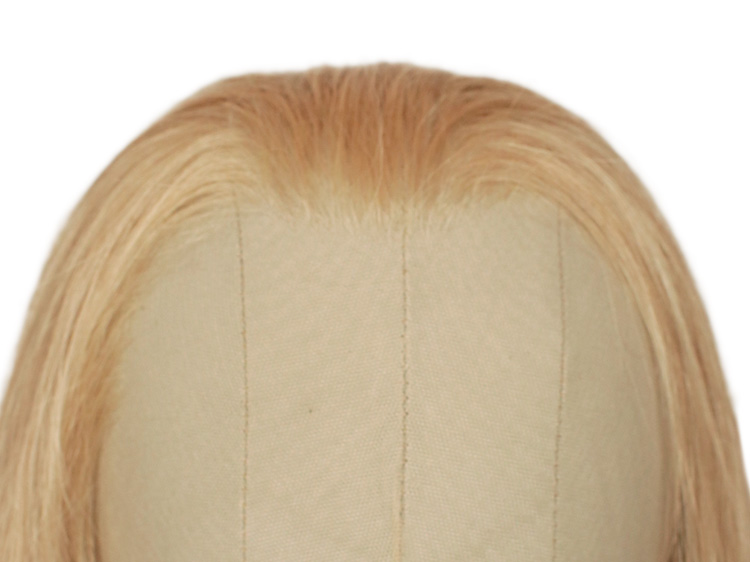 Theatre Lacefront Wig 100% handtied - Synthetic hair 15.7inch Blonde