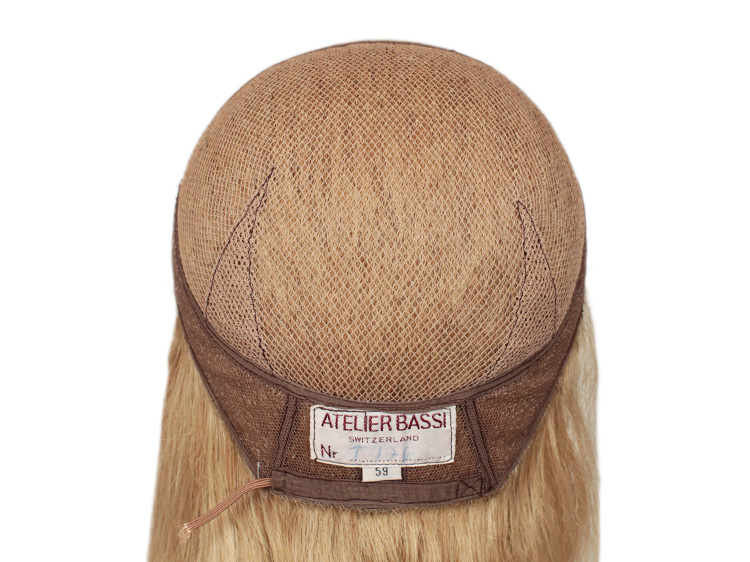 Theatre Lacefront Wig 100% handtied - Synthetic hair 15.7inch Blonde