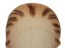 Theatre Lacefront Wig 100% handtied - Synthetic hair 11.8inch Blond with brown strands