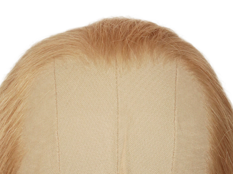Theatre Lacefront Wig 100% handtied - Synthetic hair 13.7inch Blonde