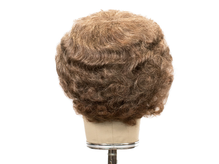 Theatre Hardfront Wig 100% handtied  – Yak Hair 7.8inch Dark Grey