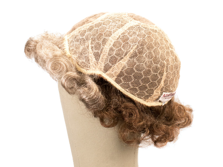 Theatre Hardfront Wig 100% handtied  – Yak Hair 7.8inch Dark Grey