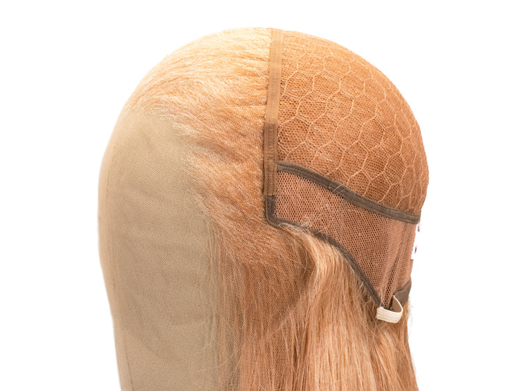 Theatre Lacefront Wig 100% handtied – Synthetic Hair 17.7inch Red-violet white