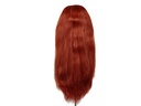 Theatre Lacefront Wig handtied with wefted back - Synthetic hair 16.5inch Red Brown