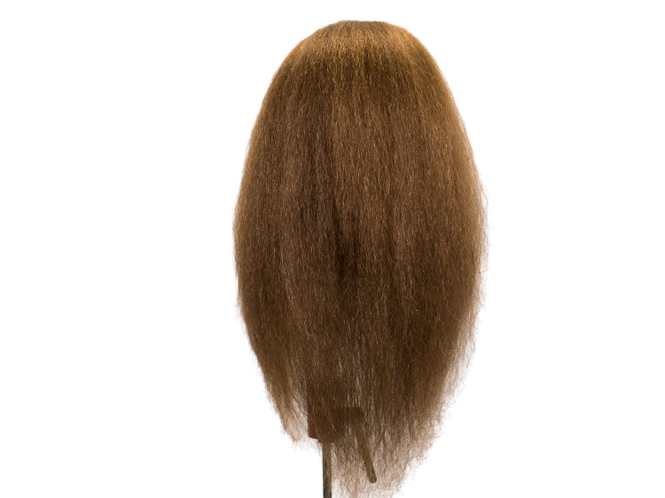 Theatre Lacefront Wig 100% handtied  – Yak Hair 15.7inch Brown