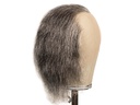 Theatre Lacefront Wig 100% handtied -Yak hair 7inch Dark grey