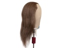Theatre Lacefront Wig 100% handtied - Yak hair 14.9inch Brown