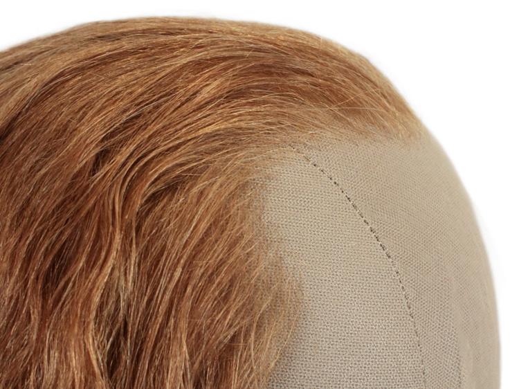 Film Lacefront Wig 100% handtied - Euro Hair 7.08-13.7Inch Dark Blond