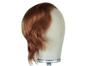 Film Lacefront Wig 100% handtied - Euro hair 3.9-5.9inch Light Auburn